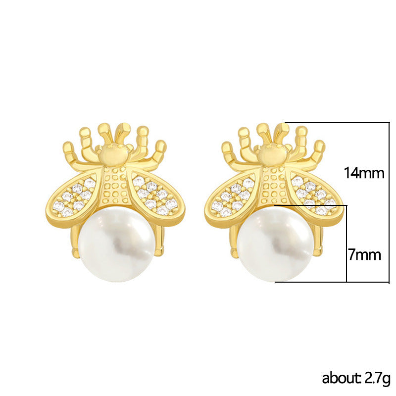 Delicate Artisan Pearl Earring