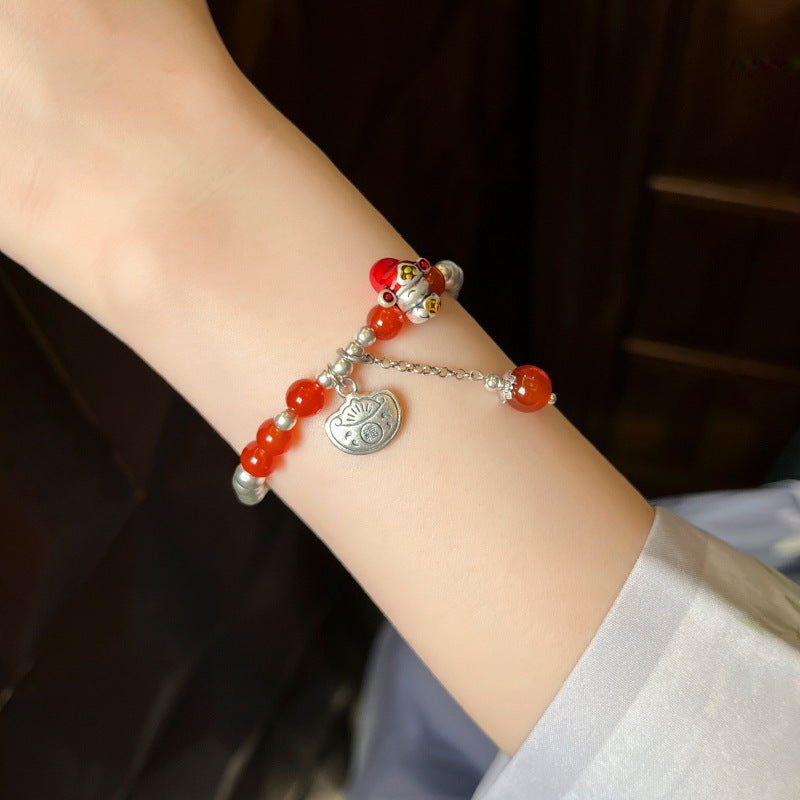 Delicate Artisan Pearl Bracelet