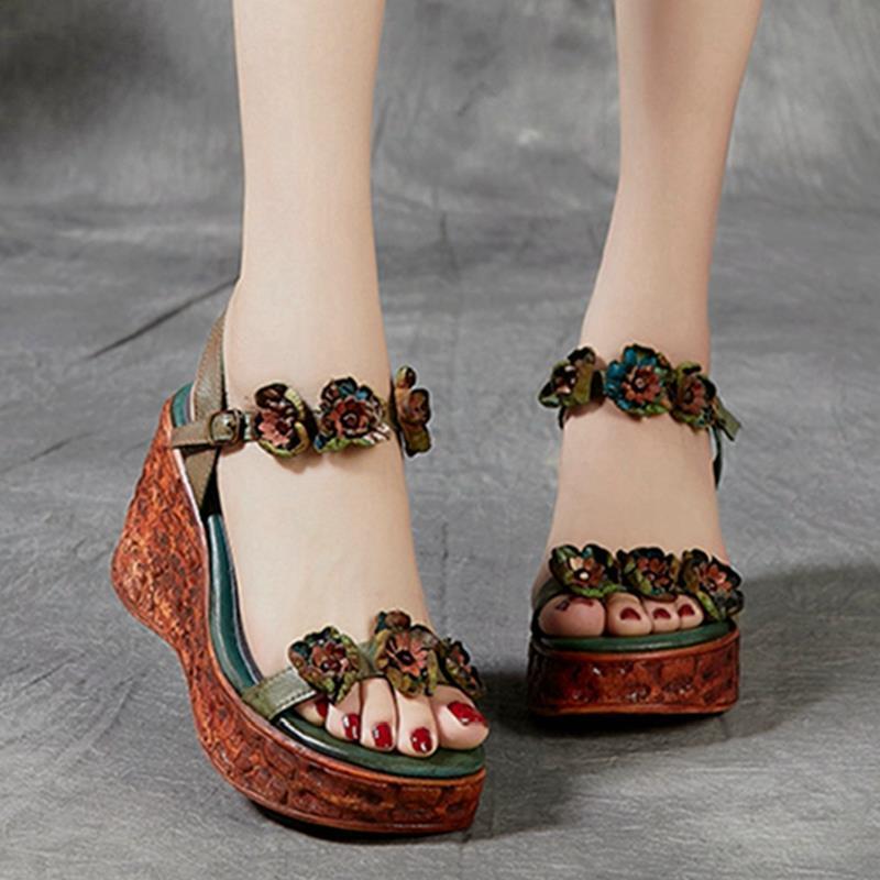 Vintage Inspired Orthopedic Sandals