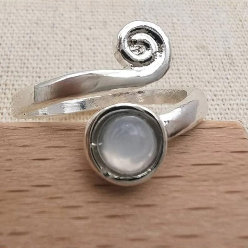 Delicate Artisan Silver Ring