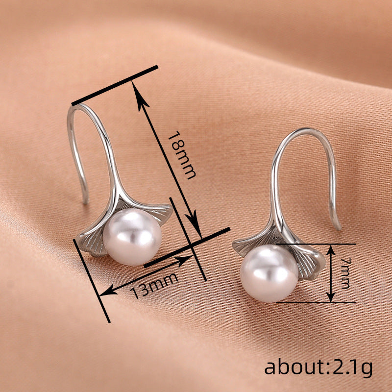 Delicate Artisan Pearl Earring