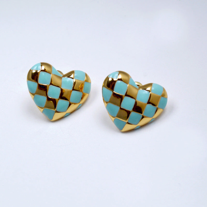 Delicate Artisan Gold Earring