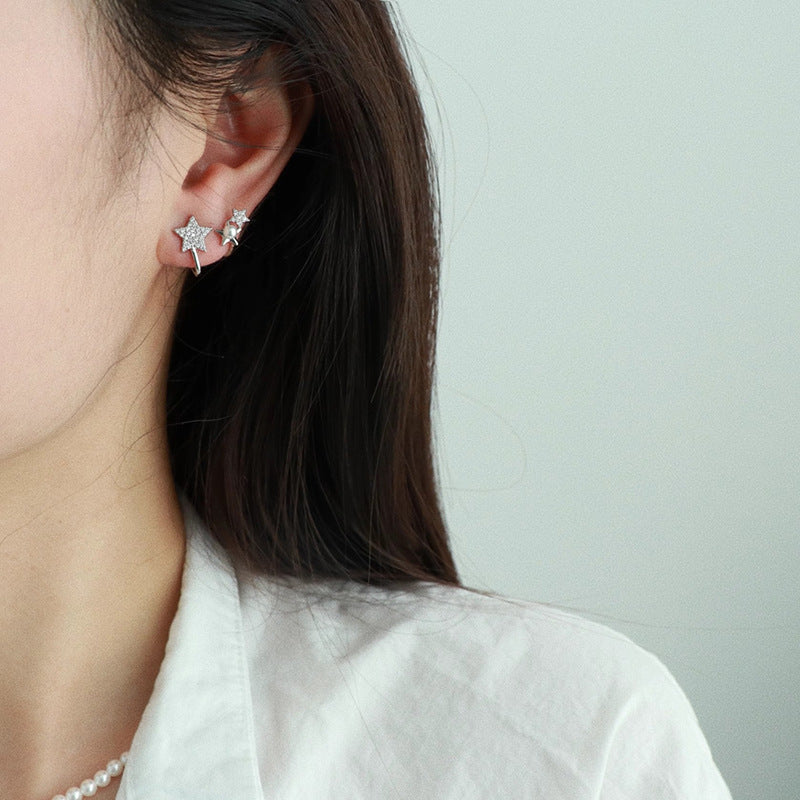 Delicate Artisan Pearl Earring