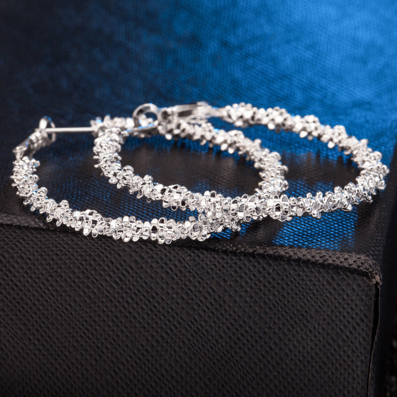 Delicate Artisan Silver Earring