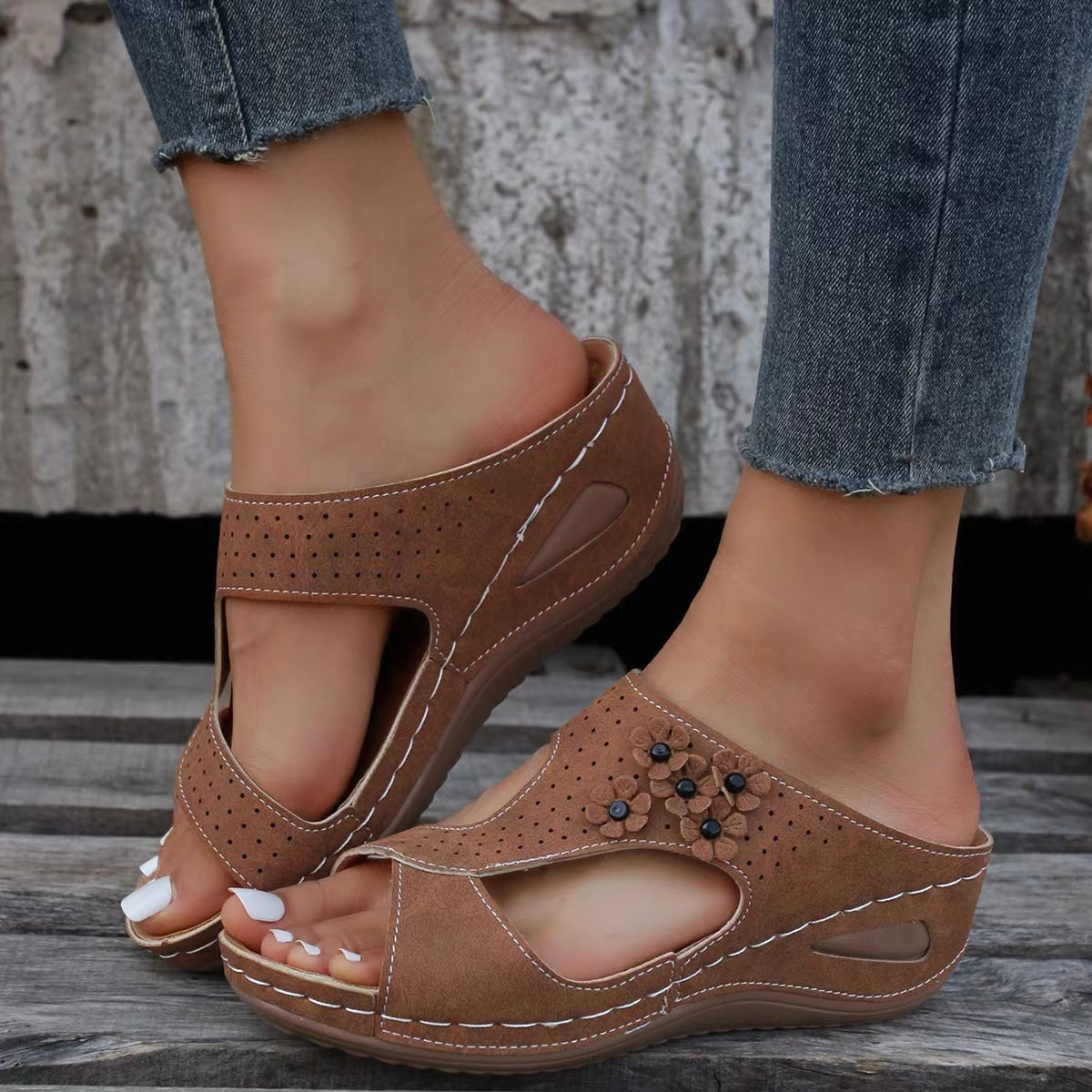 Classic Orthopedic Sandals with Timeless Style