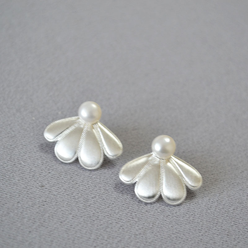 Vintage Handmade Silver Earring