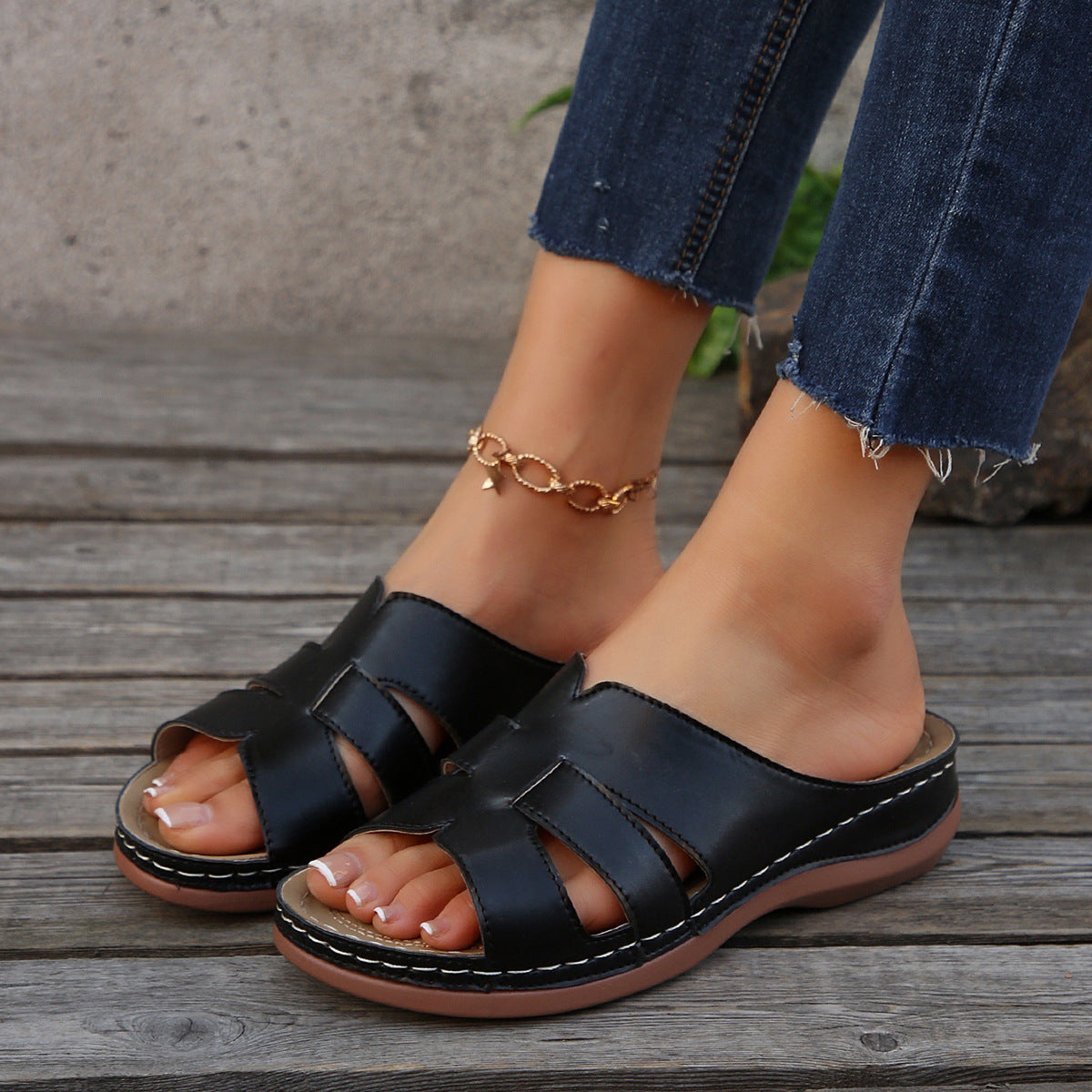Vintage Inspired Orthopedic Sandals