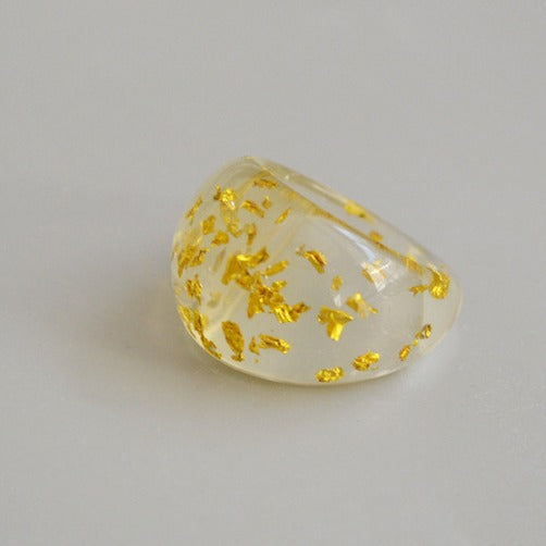Delicate Artisan Gold Ring