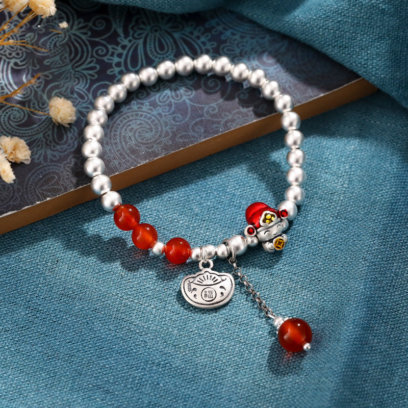 Delicate Artisan Pearl Bracelet