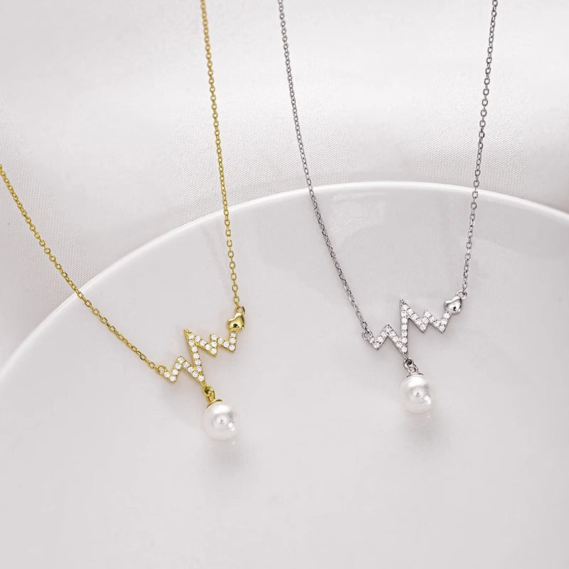 Delicate Artisan Pearl Necklace