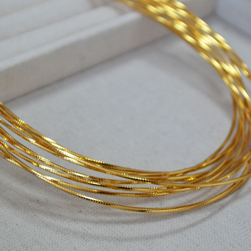 Stunning Gold Necklace for Daily Wear