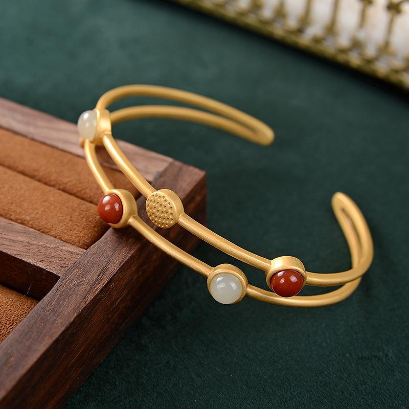 Delicate Artisan Gold Bracelet