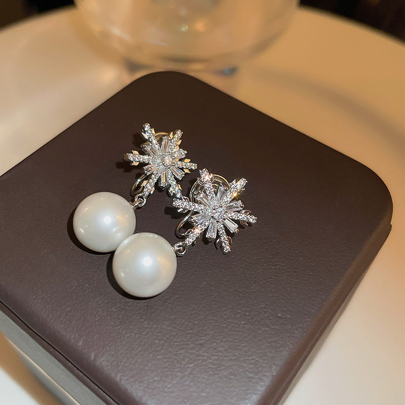 Delicate Artisan Pearl Earring