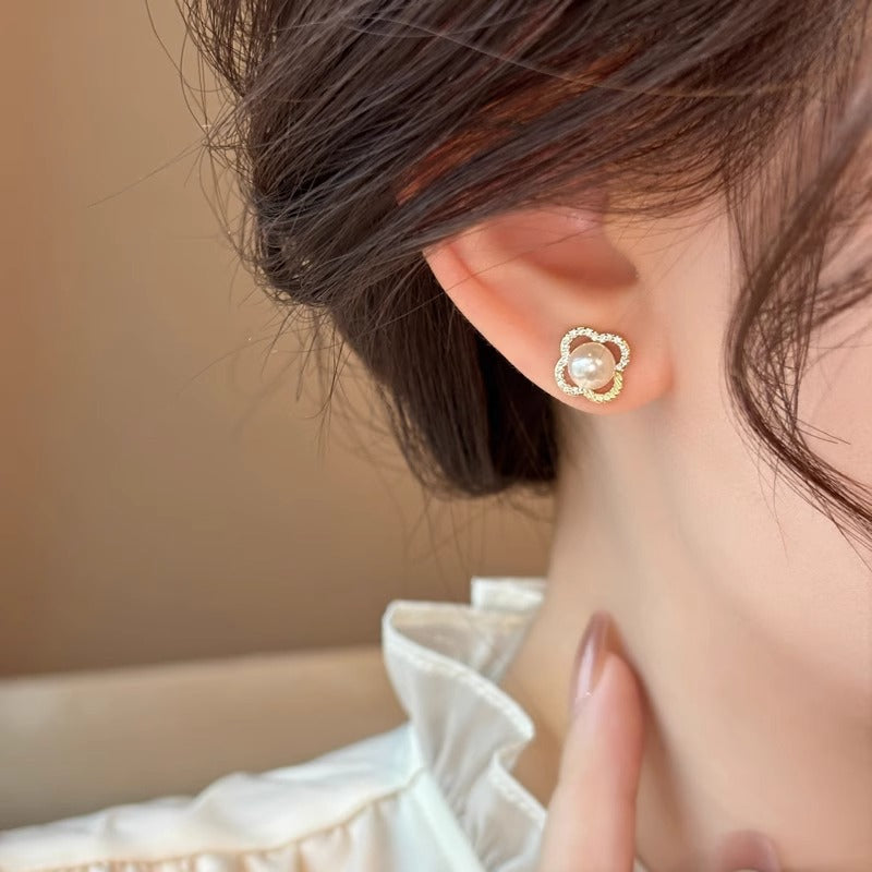 Delicate Artisan Pearl Earring