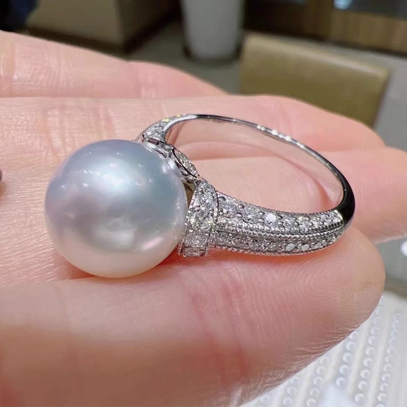 Romantic Pearl Ring for Special Moments
