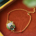 Delicate Artisan Gold Bracelet