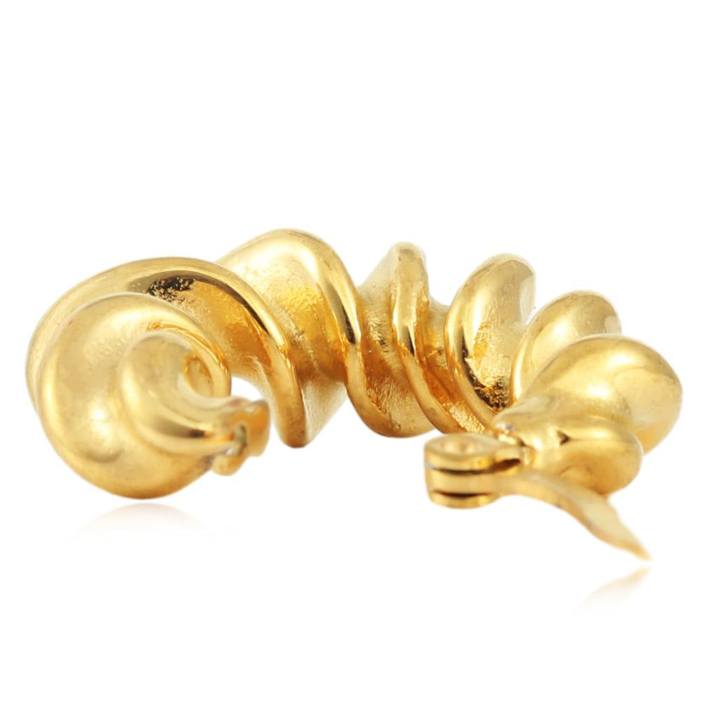 Delicate Artisan Gold Earring