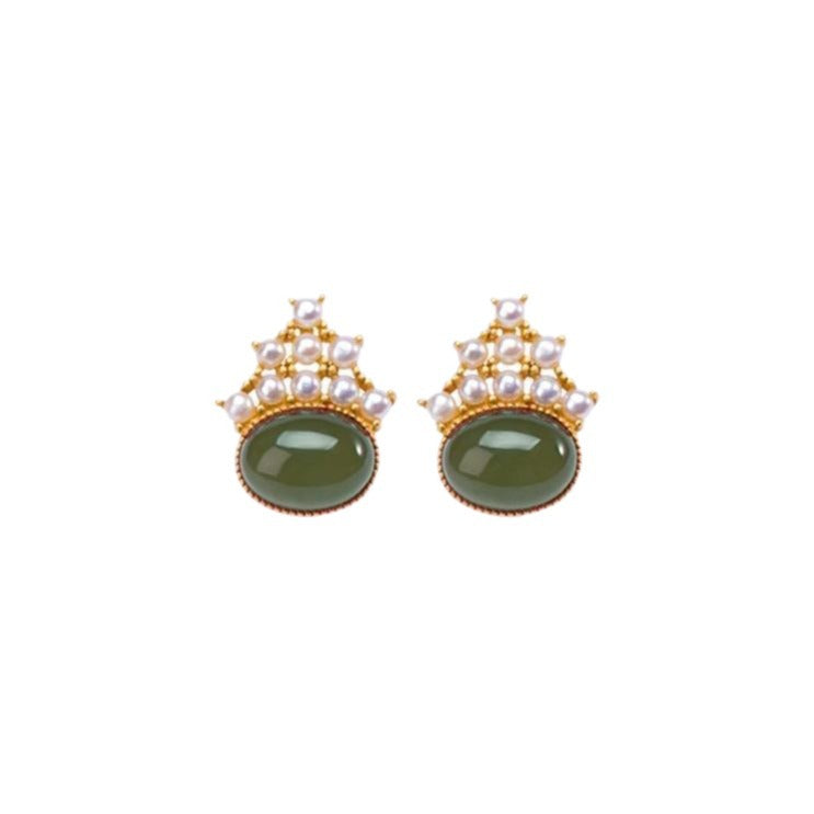 Delicate Artisan Gold Earring
