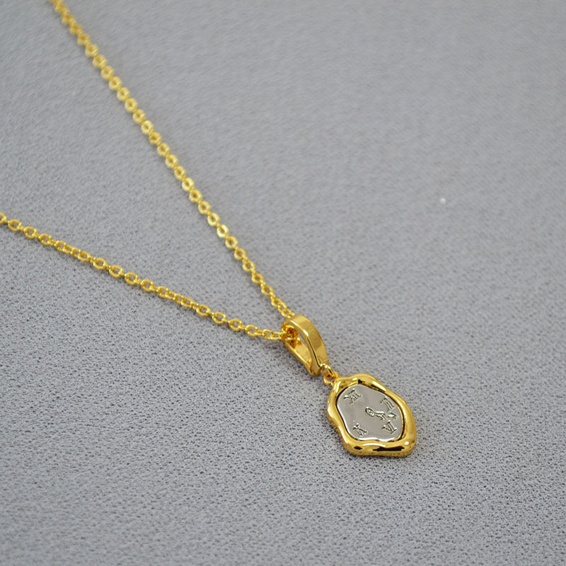 Vintage Handmade Gold Necklace