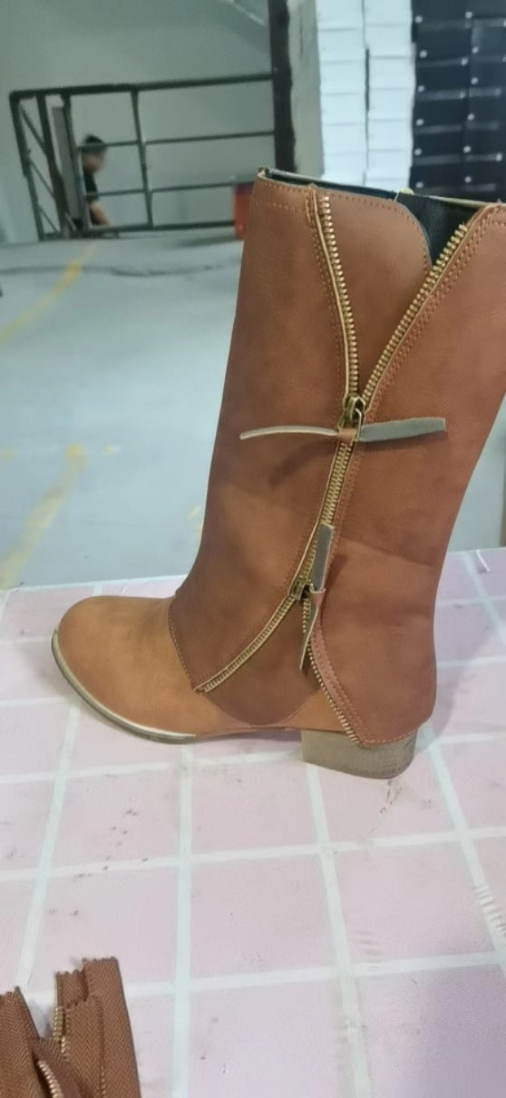 Chic Orthopedic Boots with Unique Design