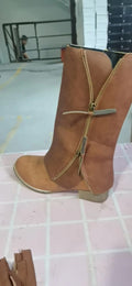 Chic Orthopedic Boots with Unique Design