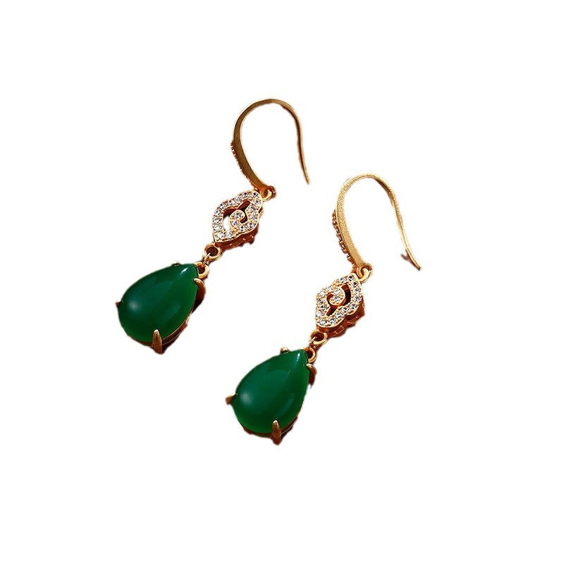 Vintage Handmade Gold Earring