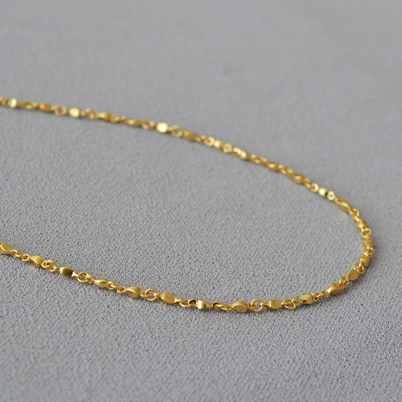 Vintage Handmade Gold Necklace