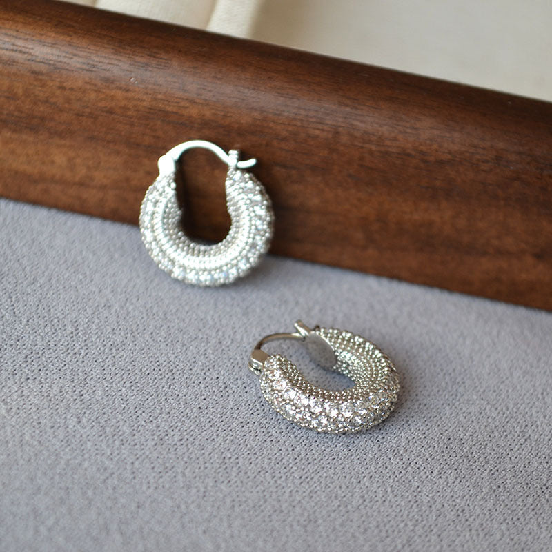 Vintage Handmade Silver Earring