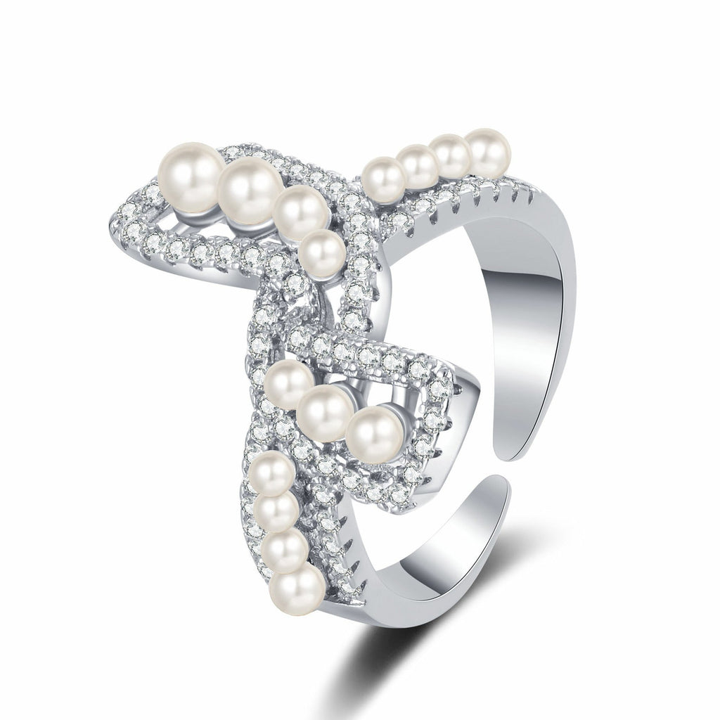 Delicate Artisan Pearl Ring