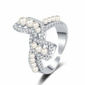 Delicate Artisan Pearl Ring