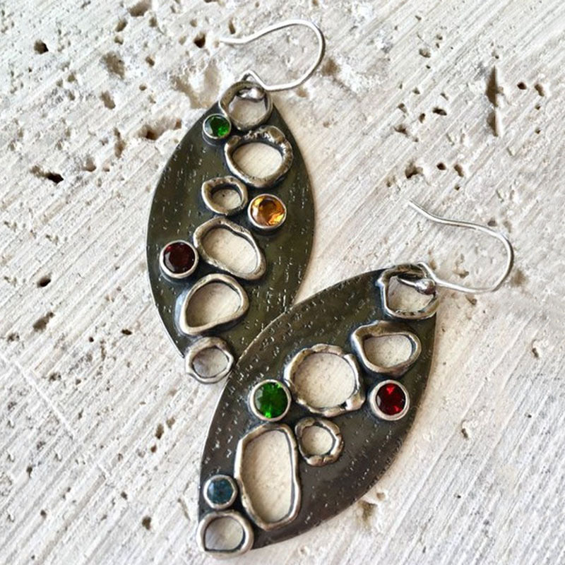 Vintage Handmade Silver Earring