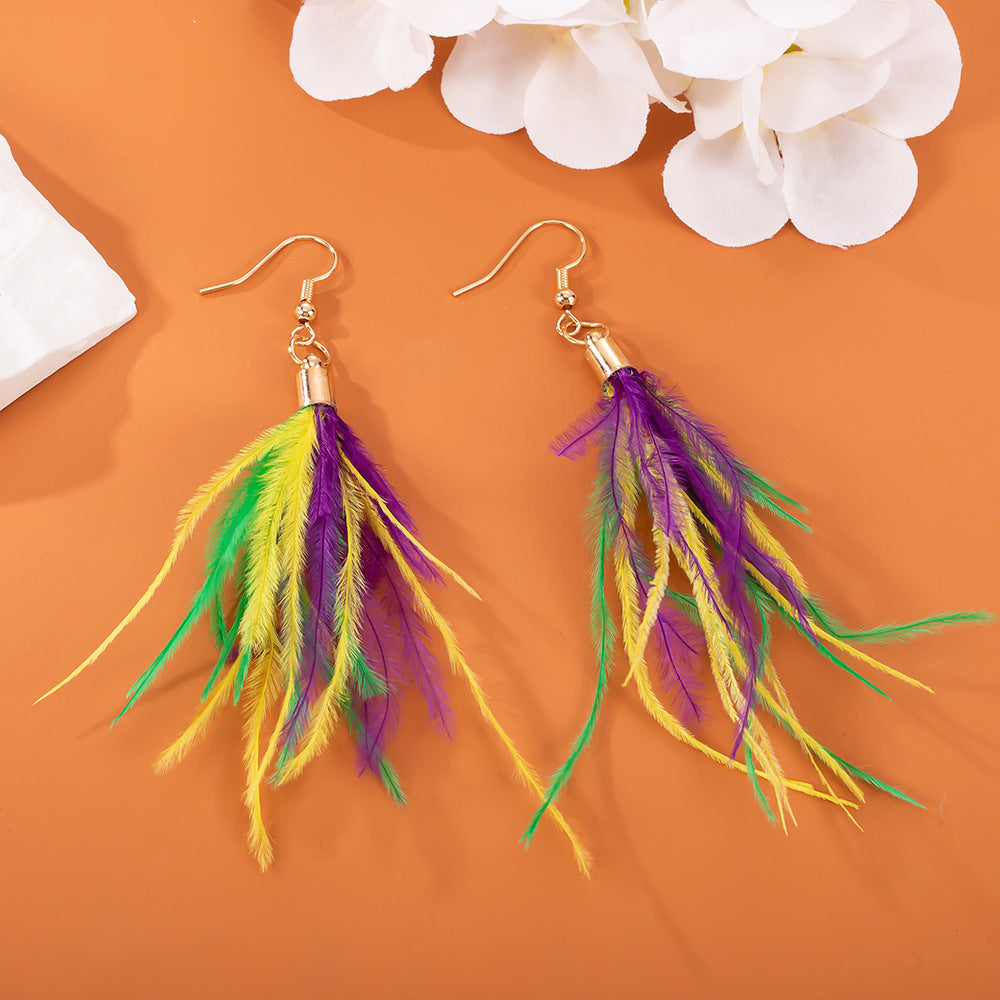Delicate Artisan Gold Earring