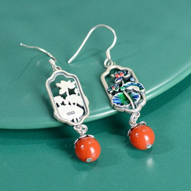 Delicate Artisan Silver Earring
