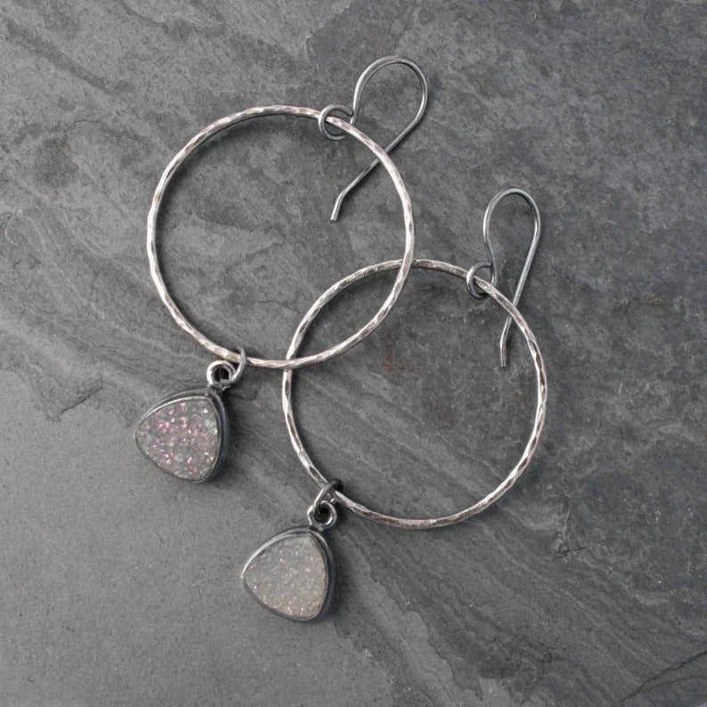 Delicate Artisan Silver Earring