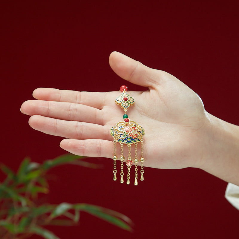 Vintage Handmade Gold Pendant