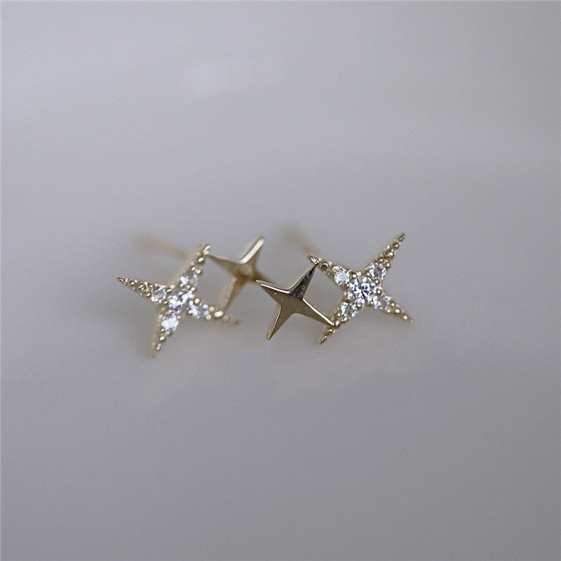 Vintage Handmade Gold Earring