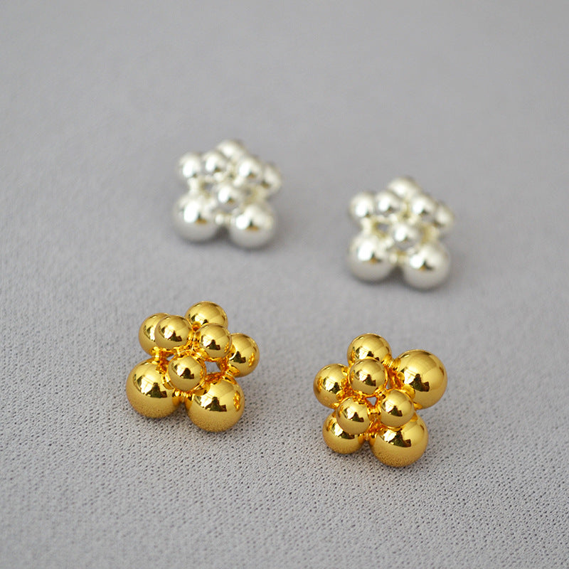 Vintage Handmade Gold Earring