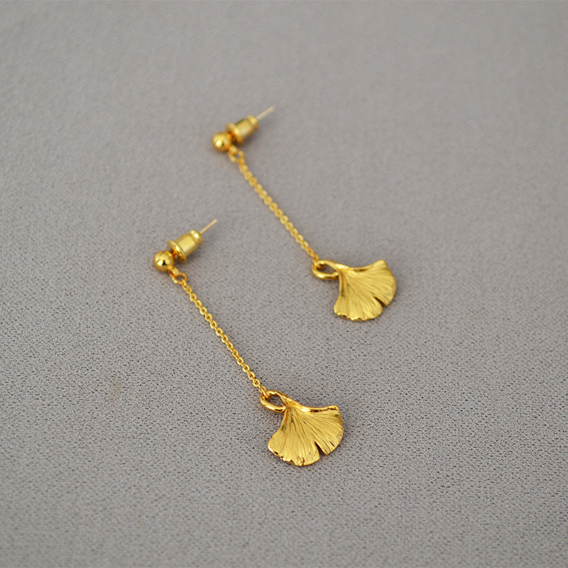 Vintage Handmade Gold Earring