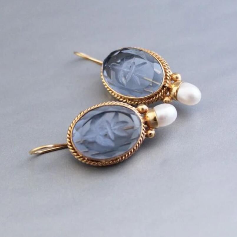 Delicate Artisan Pearl Earring