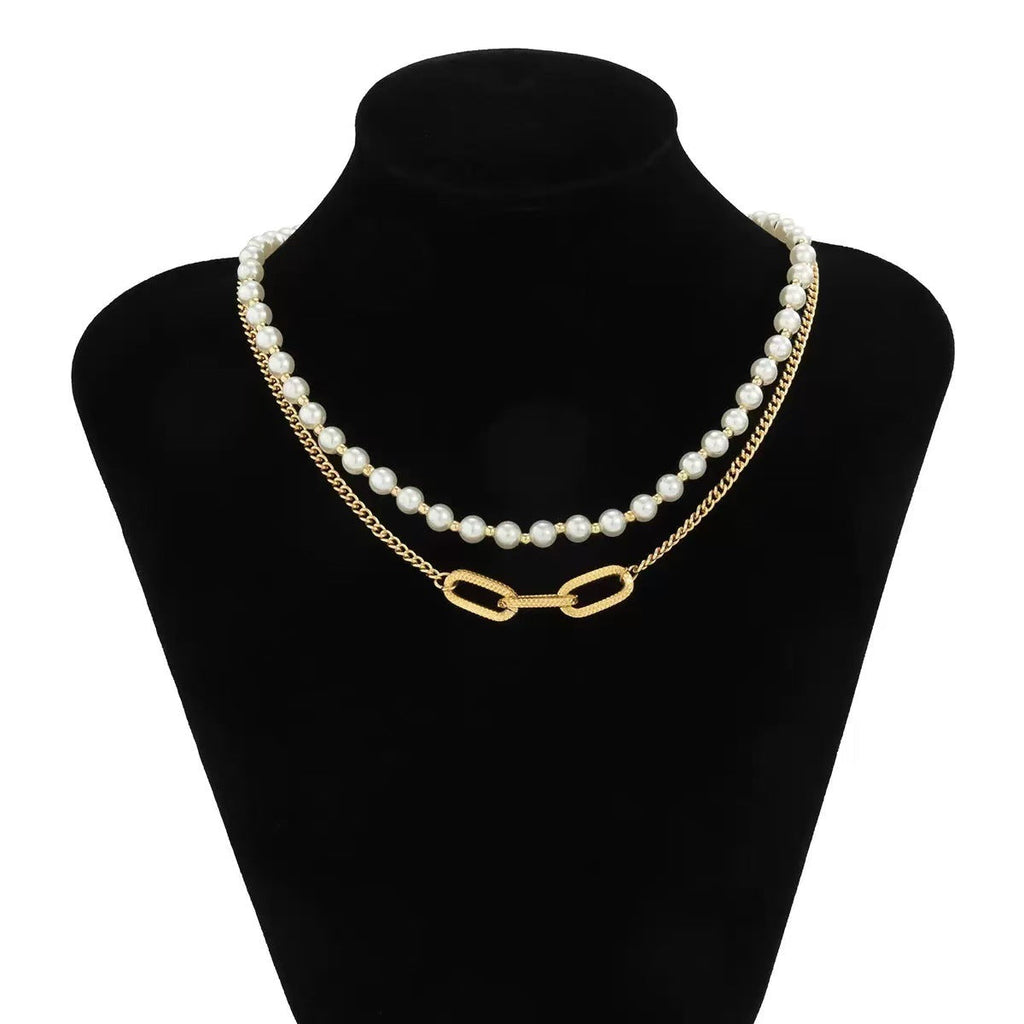 Vintage Handmade Pearl Necklace