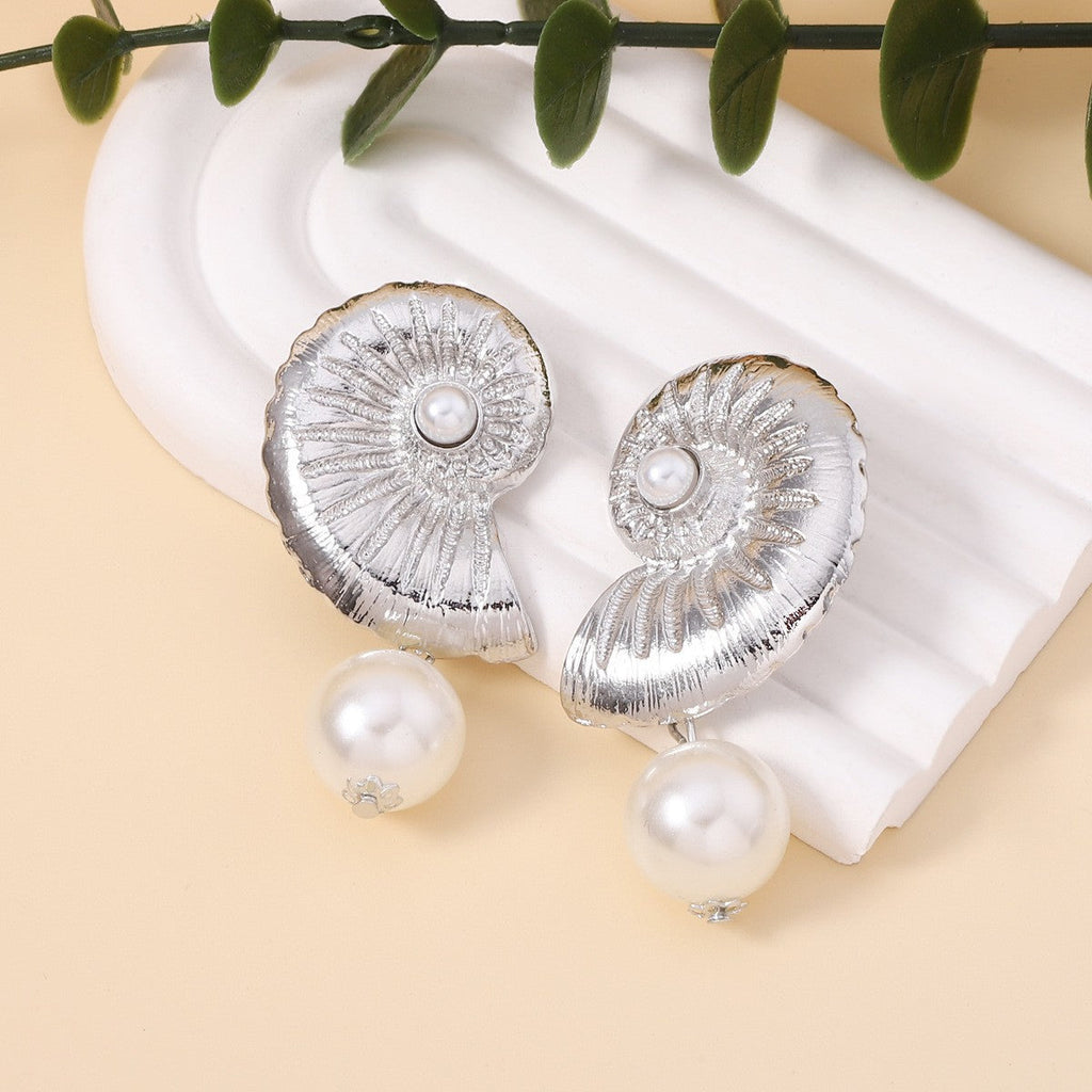 Delicate Artisan Pearl Earring