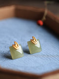 Romantic Gold Earring for Special Moments