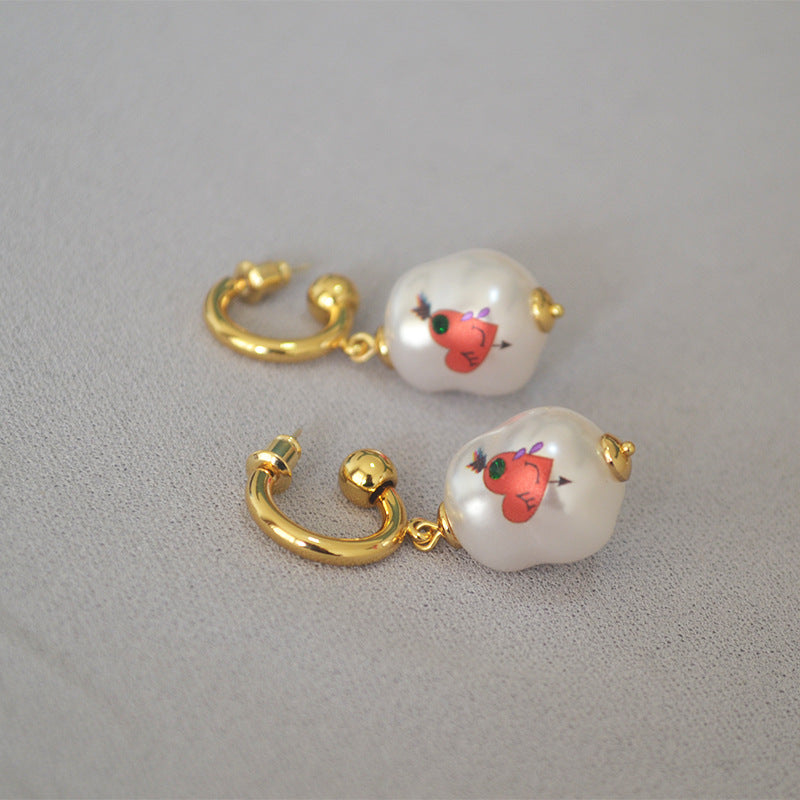Vintage Handmade Pearl Earring