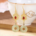 Delicate Artisan Gold Earring
