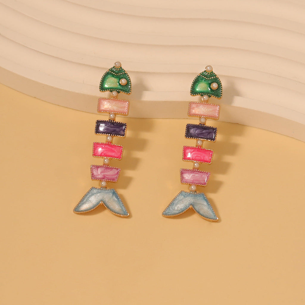 Delicate Artisan Pearl Earring