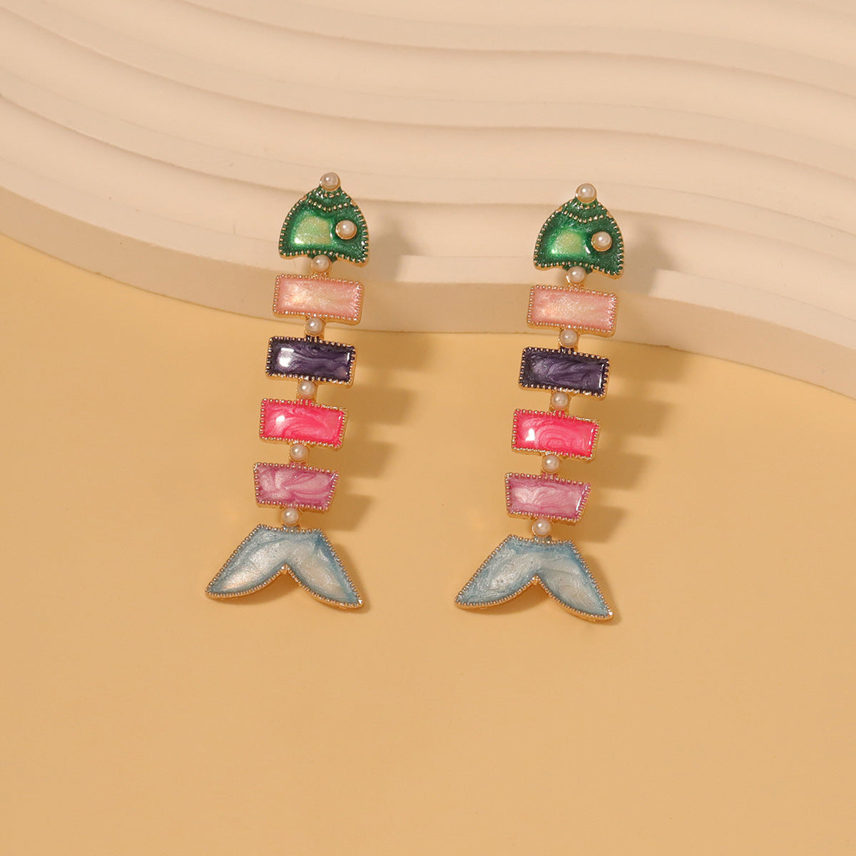 Delicate Artisan Pearl Earring