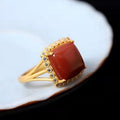 Delicate Artisan Gold Ring