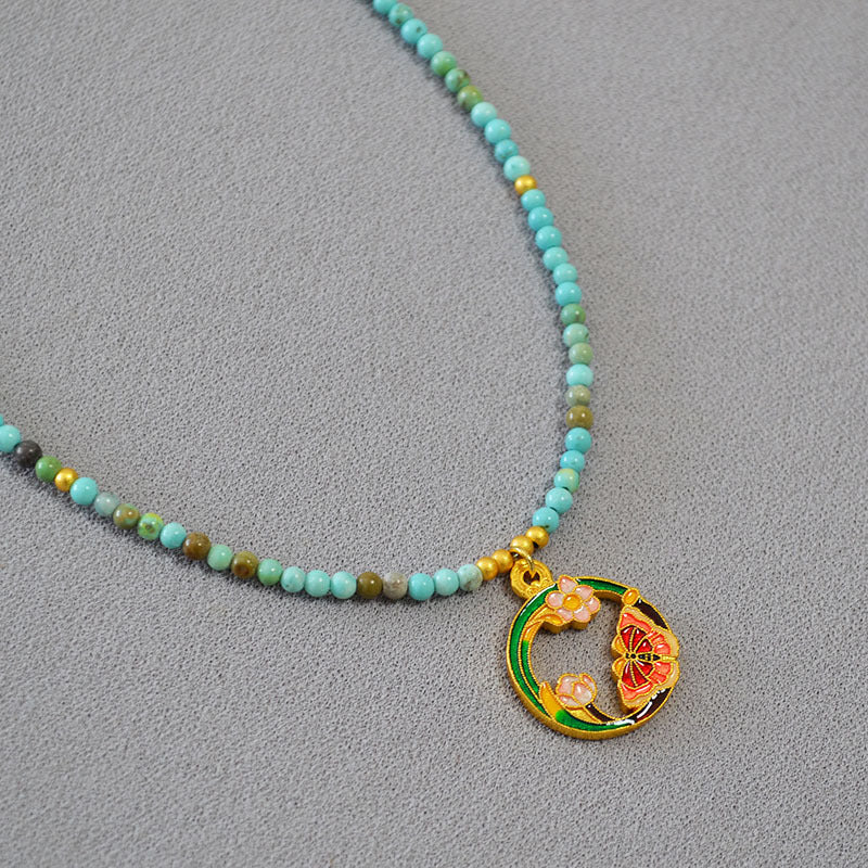 Delicate Artisan Gold Necklace