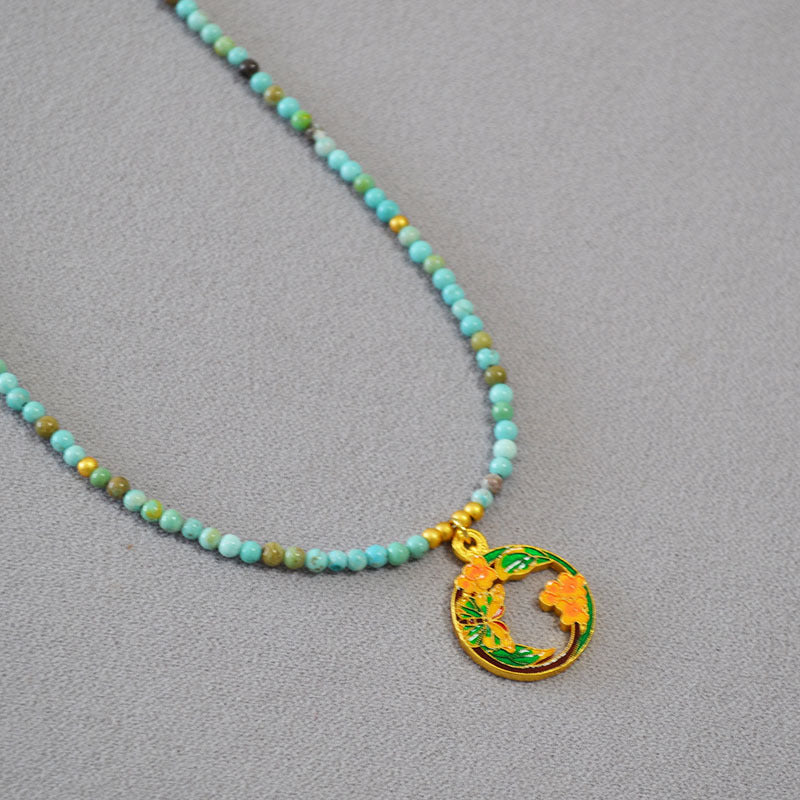 Delicate Artisan Gold Necklace