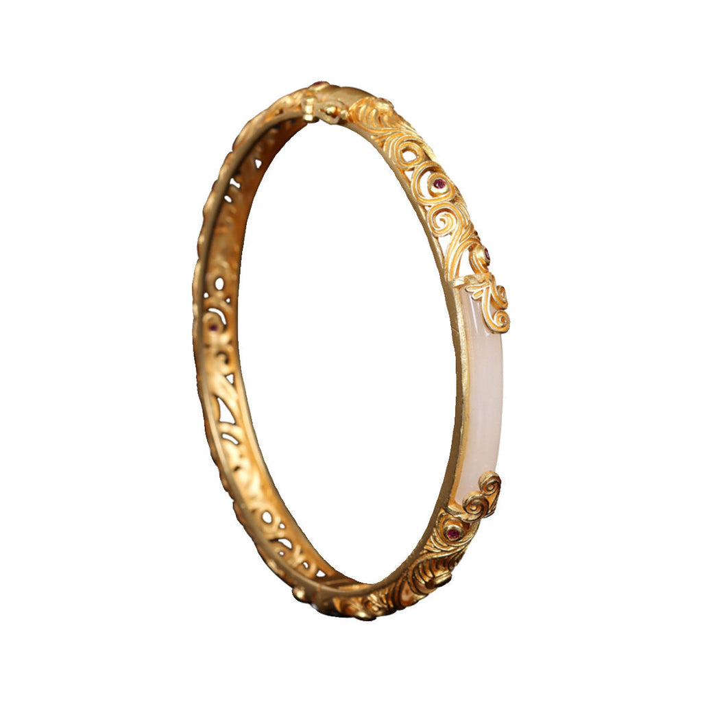 Delicate Artisan Gold Bracelet